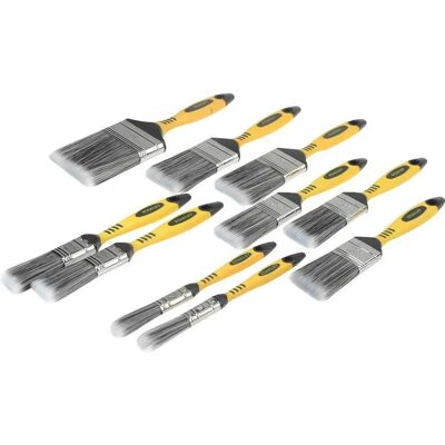 Stanley Tools STASTPPLF10 Zestaw Pędzli Syntetycznych Bez Ubytku - Zestaw Pędzli Stanley Tools STASTPPLF10 Zestaw Pędzli Syntetycznych Bez Ubytku - Zestaw Pędzli