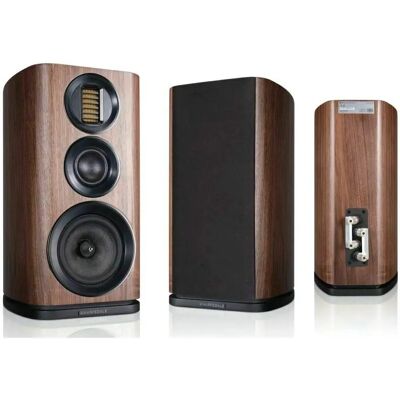 Altavoces de estantería Wharfedale Evo 4.2 - Negro y nogal - Altavoces de estantería Altavoces de estantería Wharfedale Evo 4.2 - Negro y nogal - Altavoces de estantería