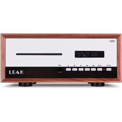 LEAK Walnuss CD-Player - Slot-In, USB, Hochwertig - CD Player LEAK Walnuss CD-Player - Slot-In, USB, Hochwertig - CD Player