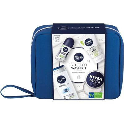 Nivea Men Set To Go Wash Kit - Grooming Set Nivea Men Set To Go Wash Kit - Grooming Set