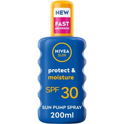 Nivea Sun Protect & Moisture Sun Spray SPF 30 200ml Nivea Sun Protect & Moisture Sun Spray SPF 30 200ml