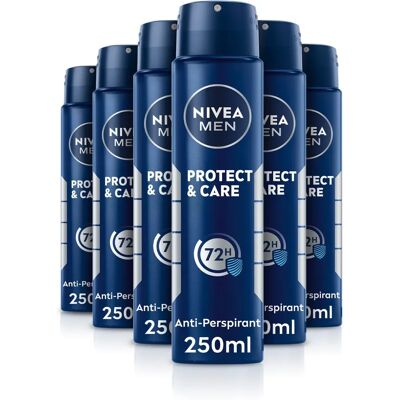 NIVEA - MEN Protect & Care - 0% Ethyl Alcohol - Deodorant Spray NIVEA - MEN Protect & Care - 0% Ethyl Alcohol - Deodorant Spray