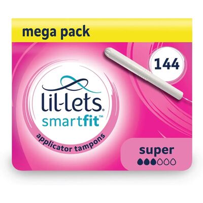 Lil-Lets - Cardboard Applicator - Super - 144 - Tampon Lil-Lets - Cardboard Applicator - Super - 144 - Tampon