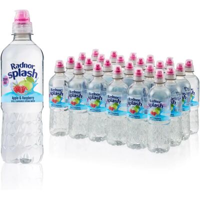 Radnor Hills Splash Still Water Apple Raspberry - Bottled Water Radnor Hills Splash Still Water Apple Raspberry - Bottled Water