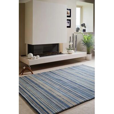 Origin - Fine Stripes - Blue - 120x170 - Rug Origin - Fine Stripes - Blue - 120x170 - Rug
