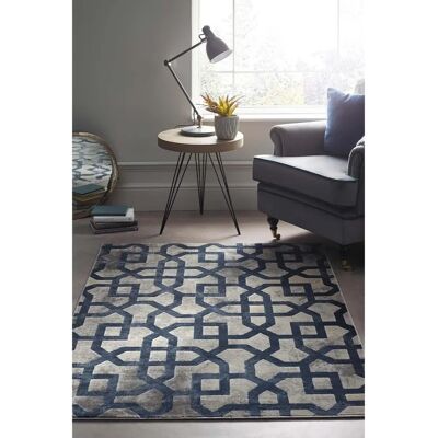 Origins Avanti Geo Rug Blue/Grey - Rug Origins Avanti Geo Rug Blue/Grey - Rug