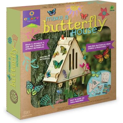 Play Monster Ann Williams Make A Butterfly House Kids Toy White - Kids Toy - Butterfly House - White Play Monster Ann Williams Make A Butterfly House Kids Toy White - Kids Toy - Butterfly House - White