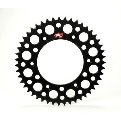 Renthal - 224U-520 - 49T - Black - Rear Sprocket Renthal - 224U-520 - 49T - Black - Rear Sprocket