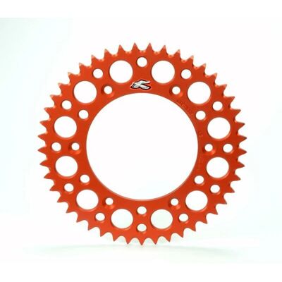 Renthal Aluminium Ultra-Light Self-Cleaning Rear Sprocket - 224U - 520 Renthal Aluminium Ultra-Light Self-Cleaning Rear Sprocket - 224U - 520