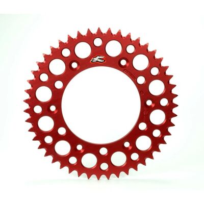Renthal Aluminiumkrone Ultra-Light Anti-Schlamm - 154U - 520 - Rot - MX/Enduro Renthal Aluminiumkrone Ultra-Light Anti-Schlamm - 154U - 520 - Rot - MX/Enduro