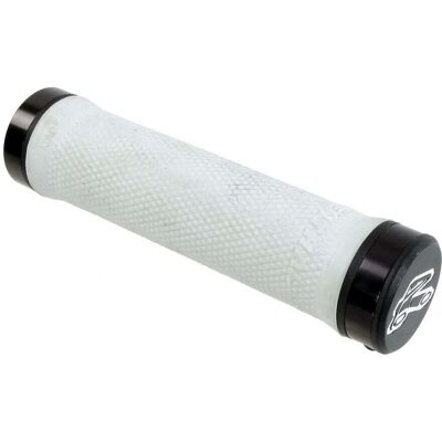 Renthal Off White Lock On Mountain Bike Handlebar Grips - 130mm - Soft Renthal Off White Lock On Mountain Bike Handlebar Grips - 130mm - Soft