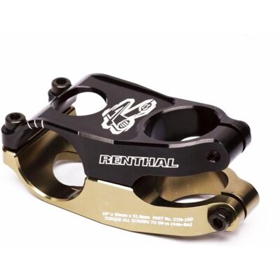 Attacco MTB Renthal DUO - 40mm 31.8mm Nero/Oro - Attacchi Attacco MTB Renthal DUO - 40mm 31.8mm Nero/Oro - Attacchi