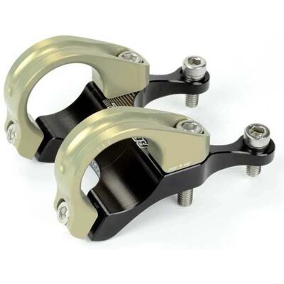 Renthal Integra II Aluminium-Vorbau - Schwarz/Gelb - 45mm - Downhill Renthal Integra II Aluminium-Vorbau - Schwarz/Gelb - 45mm - Downhill
