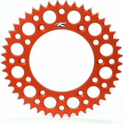 Renthal - 224U-520 Ultra-Light - Orange - Rear Sprocket Renthal - 224U-520 Ultra-Light - Orange - Rear Sprocket