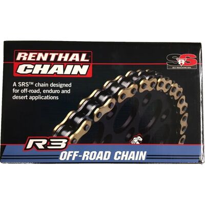 Cadena Renthal 520 R3-3 - Cadena de bicicleta para campo Cadena Renthal 520 R3-3 - Cadena de bicicleta para campo