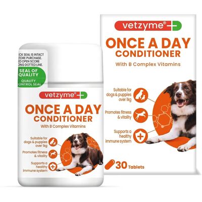 Vetzyme Dog Vitamins and Conditioner - 30 Tablets Vetzyme Dog Vitamins and Conditioner - 30 Tablets