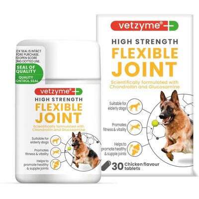 Vetzyme Dog Joint Tablets - Supports mobility & pain relief Vetzyme Dog Joint Tablets - Supports mobility & pain relief