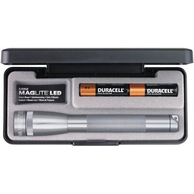 Maglite Grey Mini AA LED Torch - Flashlight - Gift Box Maglite Grey Mini AA LED Torch - Flashlight - Gift Box