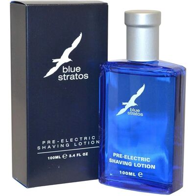 Blue Stratos Pre Electric Shaving Lotion Original 100ml Blue Stratos Pre Electric Shaving Lotion Original 100ml