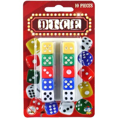 HENBRANDT - Six Sided Dice Set - Multicolore - Dice Set - Publicité HENBRANDT - Six Sided Dice Set - Multicolore - Dice Set - Publicité