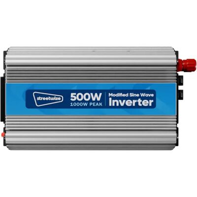 Streetwize 500W Inverter - Car, Camping Power Converter Streetwize 500W Inverter - Car, Camping Power Converter