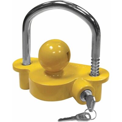 STREETWIZE - Universal Caravan Lock - Giallo - Palla 50 mm - Lucchetto rimorchi STREETWIZE - Universal Caravan Lock - Giallo - Palla 50 mm - Lucchetto rimorchi