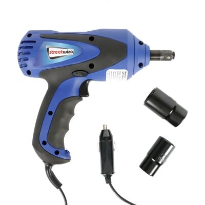 Streetwize Impact Wrench - 12V Portable Multi Socket Power Tool Streetwize Impact Wrench - 12V Portable Multi Socket Power Tool
