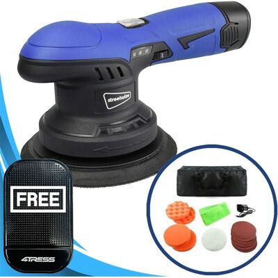 Streetwize Portable Cordless Car Polisher - Multi-Purpose Buffer & Sander Streetwize Portable Cordless Car Polisher - Multi-Purpose Buffer & Sander
