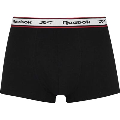 Conjunto de 3 cuecas Reebok Barlow - Preto - Tamanho: XL Conjunto de 3 cuecas Reebok Barlow - Preto - Tamanho: XL