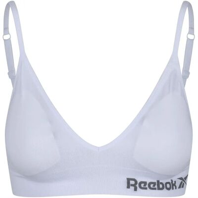 Reebok Damen Weiße Nahtlos Sport-BH - Sport-BH Reebok Damen Weiße Nahtlos Sport-BH - Sport-BH