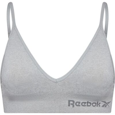 Reebok Justine Soutien-Gorge Sportif Gris - Haut d'Entraînement Reebok Justine Soutien-Gorge Sportif Gris - Haut d'Entraînement