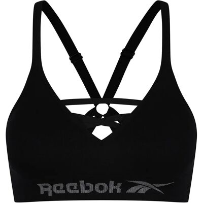 Reebok Reggiseno Sportivo Donna - Nero - M Reebok Reggiseno Sportivo Donna - Nero - M