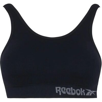 Reebok Kira Crop Top - Soutien-Gorge Sport - Noir Reebok Kira Crop Top - Soutien-Gorge Sport - Noir