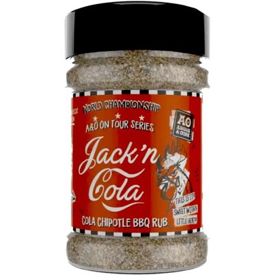 Angus & Oink Jack'n Cola Chipotle Barbecue Meat Rub Dust Seasoning - Kruidenmengsel Angus & Oink Jack'n Cola Chipotle Barbecue Meat Rub Dust Seasoning - Kruidenmengsel