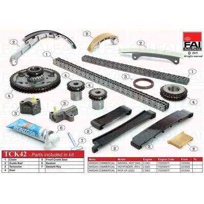 FAI AutoParts TCK42 - Steuerkettensatz FAI AutoParts TCK42 - Steuerkettensatz