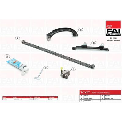 Kit chaîne de distribution FAI AutoParts - TCK67 - Publicité Kit chaîne de distribution FAI AutoParts - TCK67 - Publicité