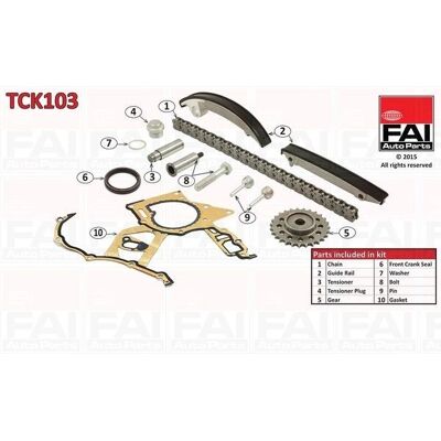 FAI AutoParts TCK103 Timing Chain Kit - Timing Chain Kit FAI AutoParts TCK103 Timing Chain Kit - Timing Chain Kit