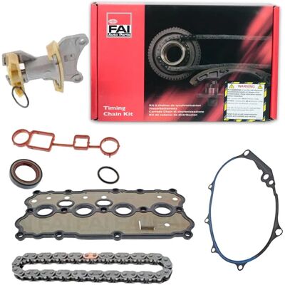 Kit de chaîne de distribution FAI AutoParts TCK125 - Chaîne Simplex pour Audi A3, A4 B6 Avant, Golf 5 - Publicité Kit de chaîne de distribution FAI AutoParts TCK125 - Chaîne Simplex pour Audi A3, A4 B6 Avant, Golf 5 - Publicité