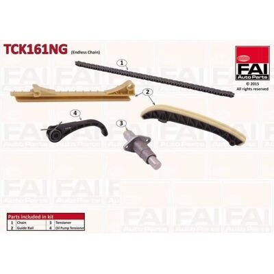 FAI AutoParts TCK161NG - Juego de cadena de distribución para Mercedes-Benz FAI AutoParts TCK161NG - Juego de cadena de distribución para Mercedes-Benz