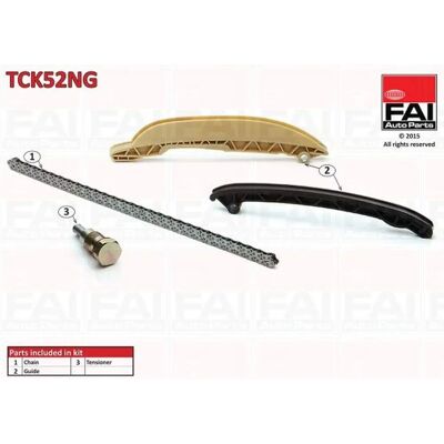 FAI AutoParts Timing Chain Kit - Simplex, 114 Links, Upper - Timing Chain Kit FAI AutoParts Timing Chain Kit - Simplex, 114 Links, Upper - Timing Chain Kit