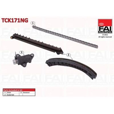 Kit chaîne de distribution FAI AutoParts TCK171NG - Kit de chaîne de distribution - Publicité Kit chaîne de distribution FAI AutoParts TCK171NG - Kit de chaîne de distribution - Publicité