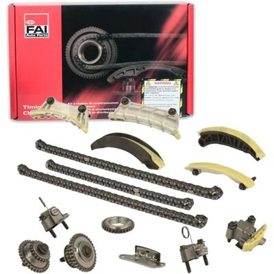 FAI AutoParts- TCK245NG - Juego de cadena de distribución - Cadena simplex, 114 eslabones FAI AutoParts- TCK245NG - Juego de cadena de distribución - Cadena simplex, 114 eslabones