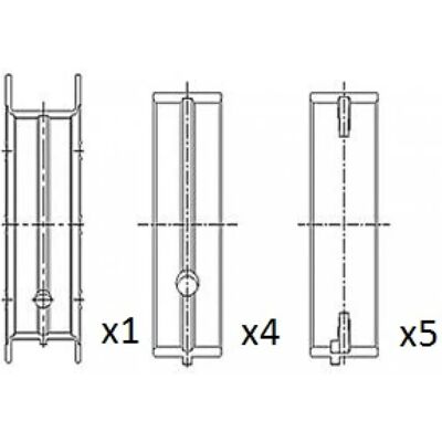 FAI AutoParts Kurbelwellenbuchse - OE-Nummern FAI AutoParts Kurbelwellenbuchse - OE-Nummern