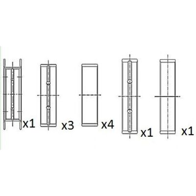 FAI AutoParts Cojinetes de cigüeñal - BM1020-025 FAI AutoParts Cojinetes de cigüeñal - BM1020-025