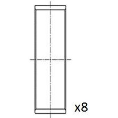 FAI AutoParts BB2034-STD Kurbelwellenlager - Motorteile FAI AutoParts BB2034-STD Kurbelwellenlager - Motorteile