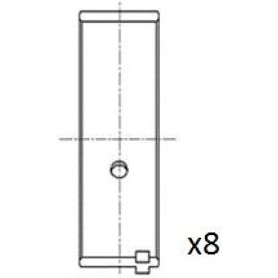 FAI AutoParts BB2060-STD Motorlagers - Engine Main Bearings FAI AutoParts BB2060-STD Motorlagers - Engine Main Bearings