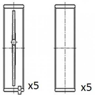 FAI AutoParts BM1024-STD Kurbelwellenlager - Kurbelwellenlager FAI AutoParts BM1024-STD Kurbelwellenlager - Kurbelwellenlager