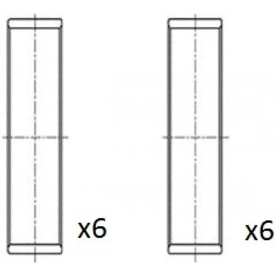 FAI Cojinetes de Big End BB2078-STD - Big End Bearings FAI Cojinetes de Big End BB2078-STD - Big End Bearings