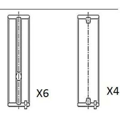 FAI AutoParts BM1044-STD Krumleje - Crankshaft Bearing FAI AutoParts BM1044-STD Krumleje - Crankshaft Bearing