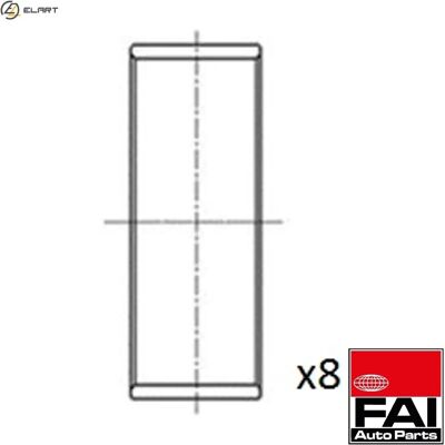 FAI AutoParts BB2056-STD Kurbelwellenlager - Engine Main Bearings FAI AutoParts BB2056-STD Kurbelwellenlager - Engine Main Bearings